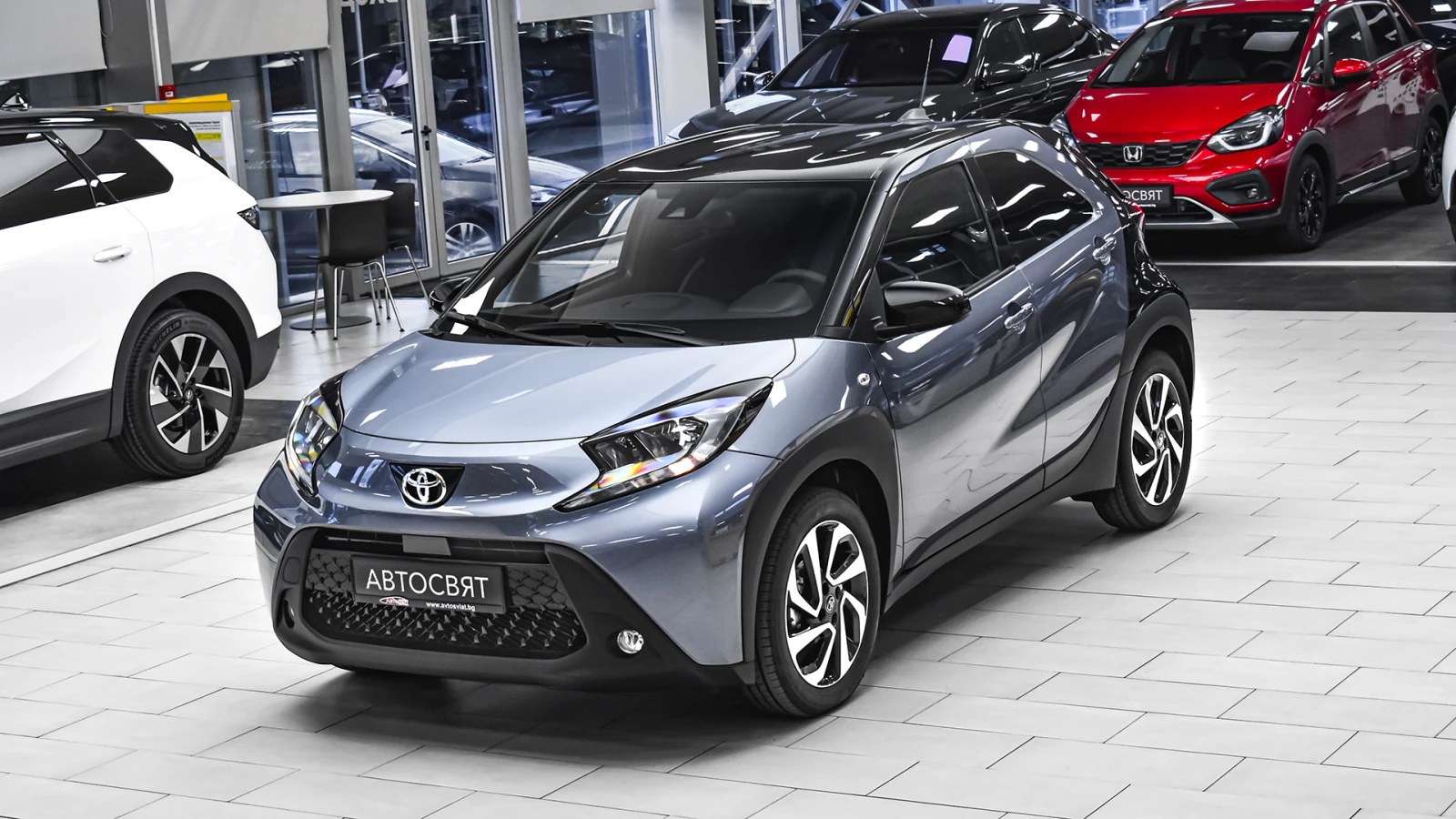 Toyota Aygo X PULSE 1.0 VVT-i S-CVT | Auto.bg — изображение 1 Toyota Aygo X PULSE 1.0 VVT-i S-CVT | Auto.bg — изображение 1