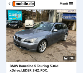 Обява за продажба на BMW 530 X Drive + 231 hp + кожа + теглич + 4x4 ~5 200 EUR - изображение 1