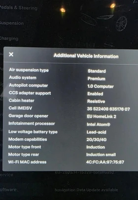 Tesla Model S S85D MCU2 4х4 Европейска - 17550 € / 34324.82 лв. - 41753354 17 | Car24.bg Tesla Model S S85D MCU2 4х4 Европейска - 17550 € / 34324.82 лв. - 41753354 17
