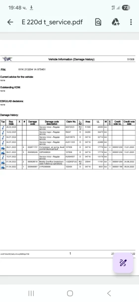 Mercedes-Benz E 220 49 хил. Силвър Стар, Пълна история, Облужена. - 33500 € / 65520.31 лв. - 35452161 10 | Car24.bg Mercedes-Benz E 220 49 хил. Силвър Стар, Пълна история, Облужена. - 33500 € / 65520.31 лв. - 35452161 10