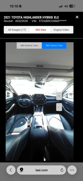 Toyota Highlander XLE * HYBRID * AWD * PANO * 76K km * ОТ ЗАСТРАХОВА | Auto.bg — изображение 13 Toyota Highlander XLE * HYBRID * AWD * PANO * 76K km * ОТ ЗАСТРАХОВА | Auto.bg — изображение 13