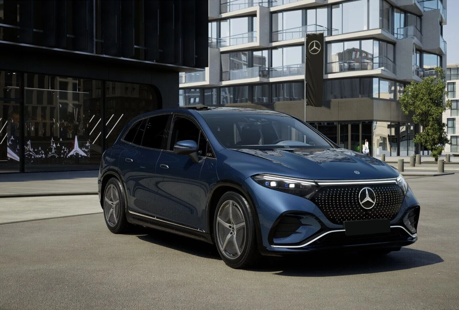Mercedes-Benz EQS 450 SUV AMG 4M AIR Pano HyperScreen BURM SitzKlima | Auto.bg — изображение 1 Mercedes-Benz EQS 450 SUV AMG 4M AIR Pano HyperScreen BURM SitzKlima | Auto.bg — изображение 1