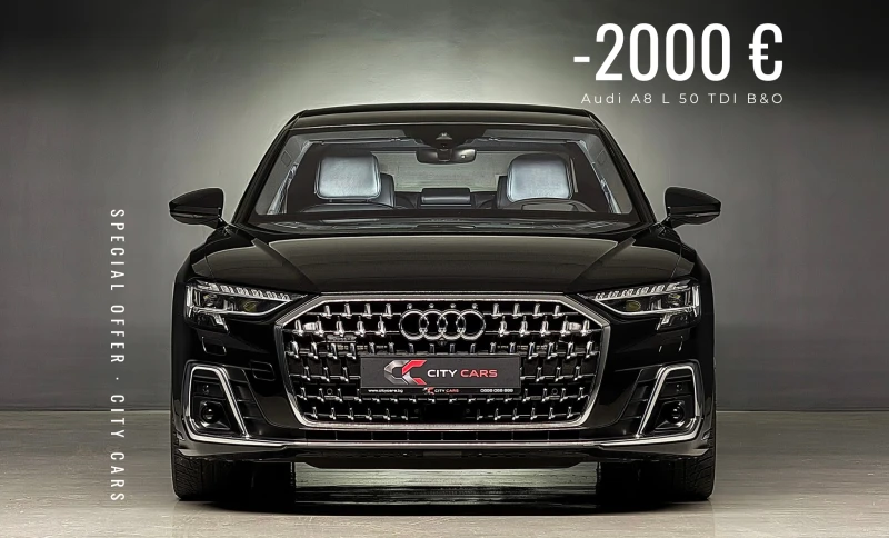 Audi A8 L 50 TDI B&O Soft close Масаж Пълна серв. история - 56000 € - 63807274 1 | Car24.bg Audi A8 L 50 TDI B&O Soft close Масаж Пълна серв. история - 56000 € - 63807274 1