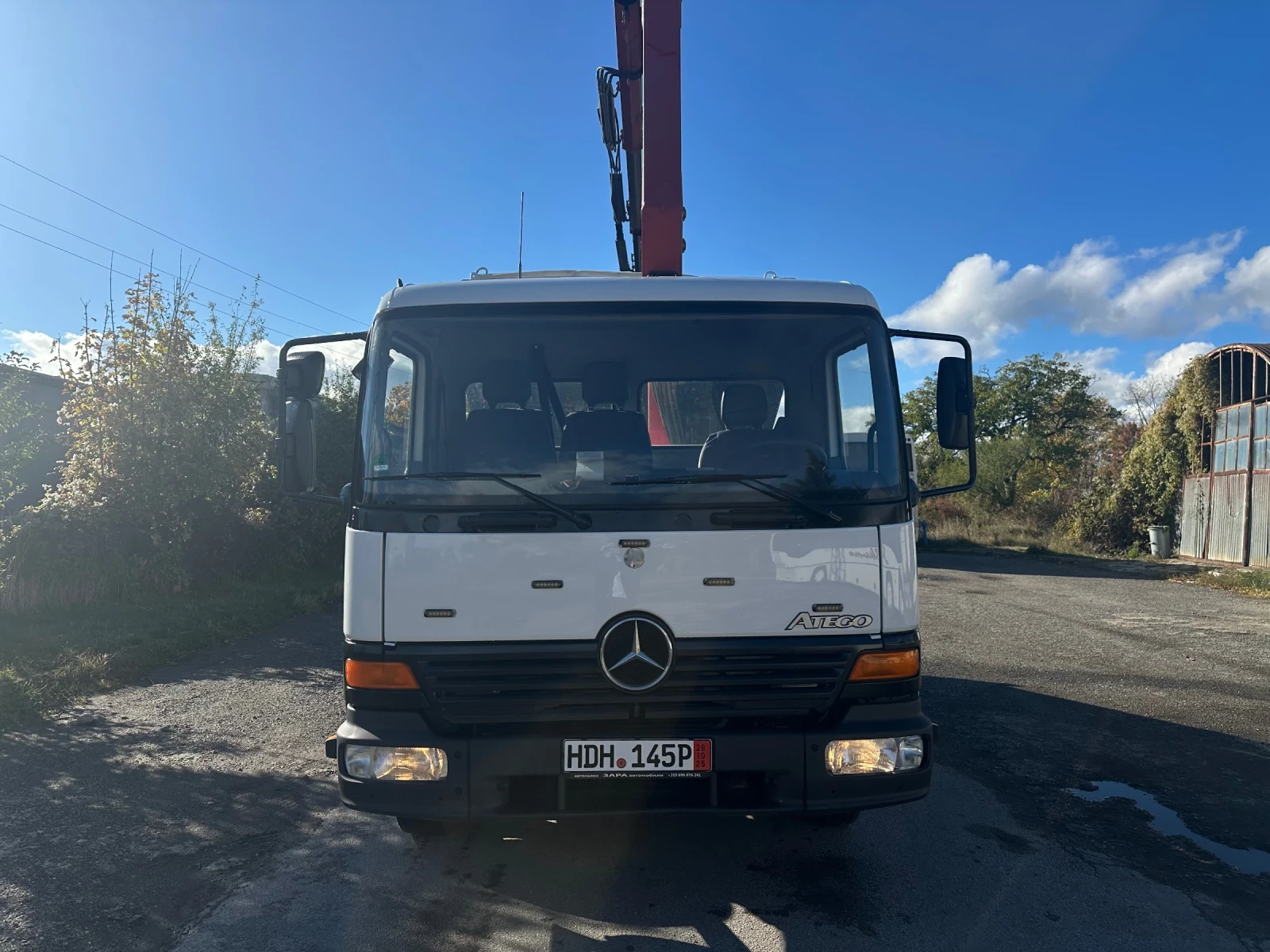 Mercedes-Benz Atego 815* Тристранен самосвал с кран* HMF500 - изображение 2 | Auto.bg Mercedes-Benz Atego 815* Тристранен самосвал с кран* HMF500 - изображение 2