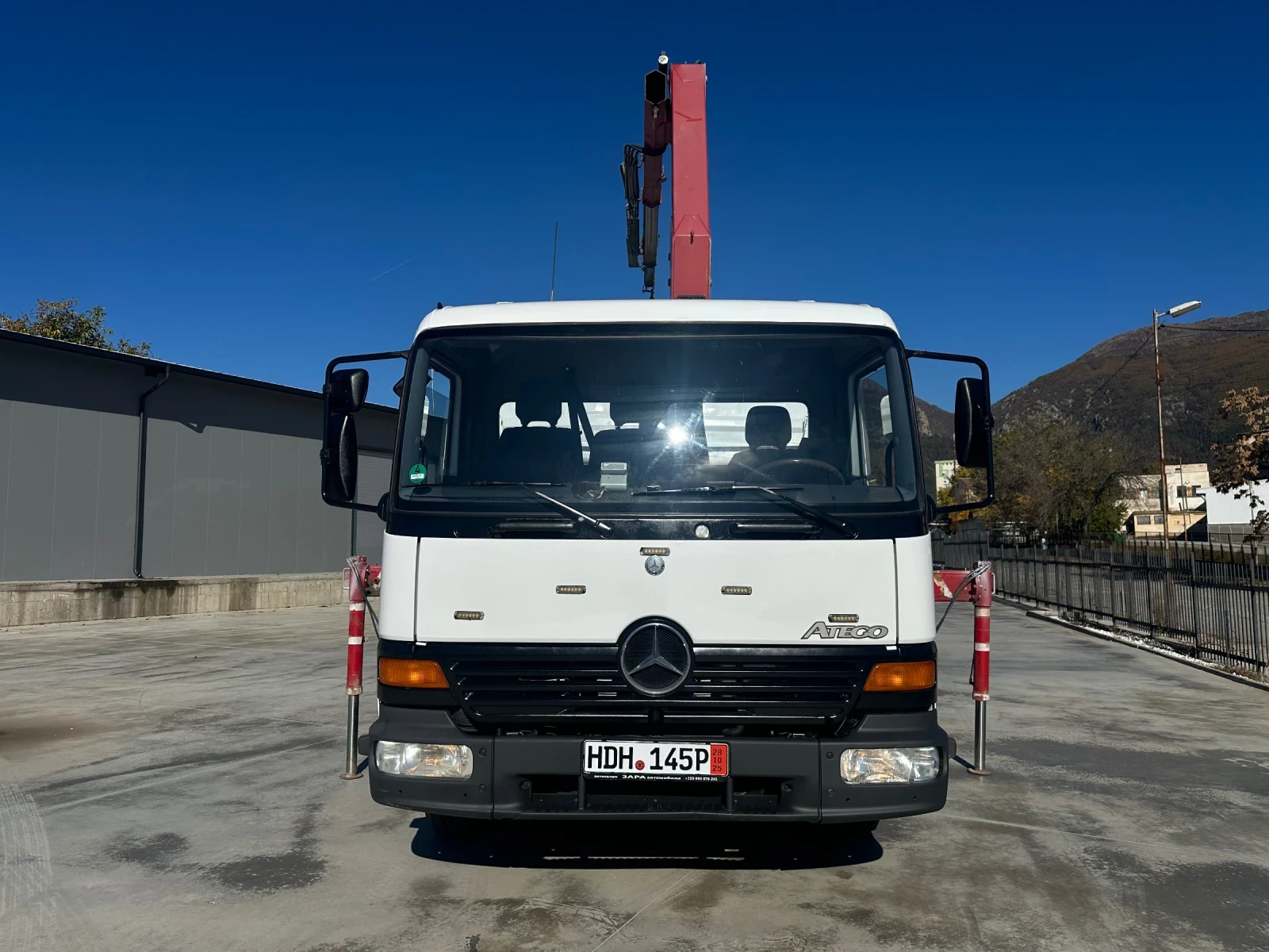Mercedes-Benz Atego 815* Тристранен самосвал с кран* HMF500 - изображение 2 | Auto.bg Mercedes-Benz Atego 815* Тристранен самосвал с кран* HMF500 - изображение 2