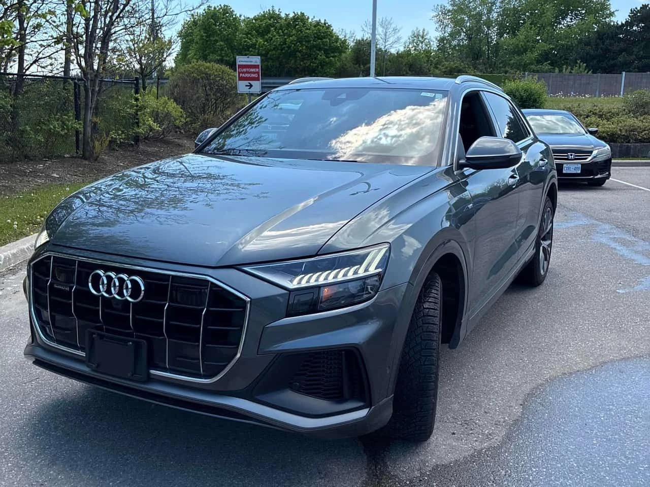 Audi Q8 Technik/ОБДУХВАНЕ/ПАНОРАМА/ДИСТРОНИК/360 | Auto.bg — изображение 1 Audi Q8 Technik/ОБДУХВАНЕ/ПАНОРАМА/ДИСТРОНИК/360 | Auto.bg — изображение 1
