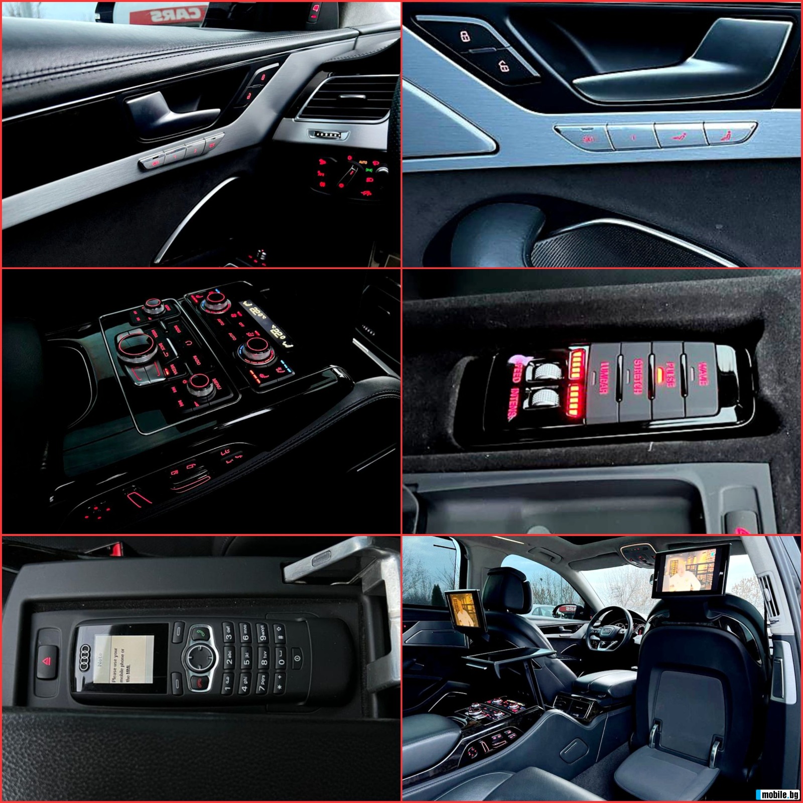 Audi A8 LONG/MATRIX/3xTV/BANG&OLUFSEN/  | Mobile.bg   15