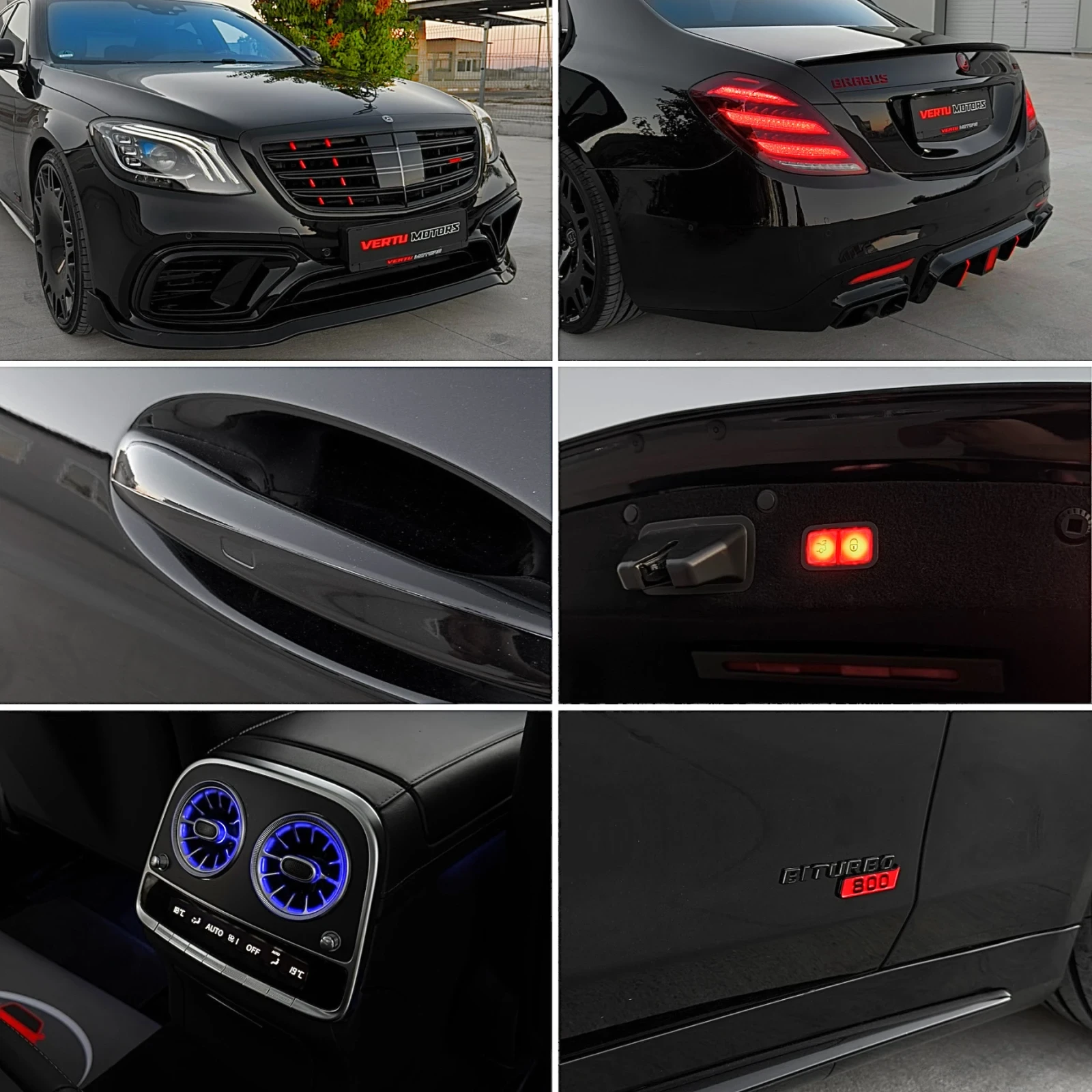 Mercedes-Benz S 400 BRABUS/ LONG/ 3xTV/ PANO/ 4MATIC/ 9G-Tronic/ | Mobile.bg � ����������� 11