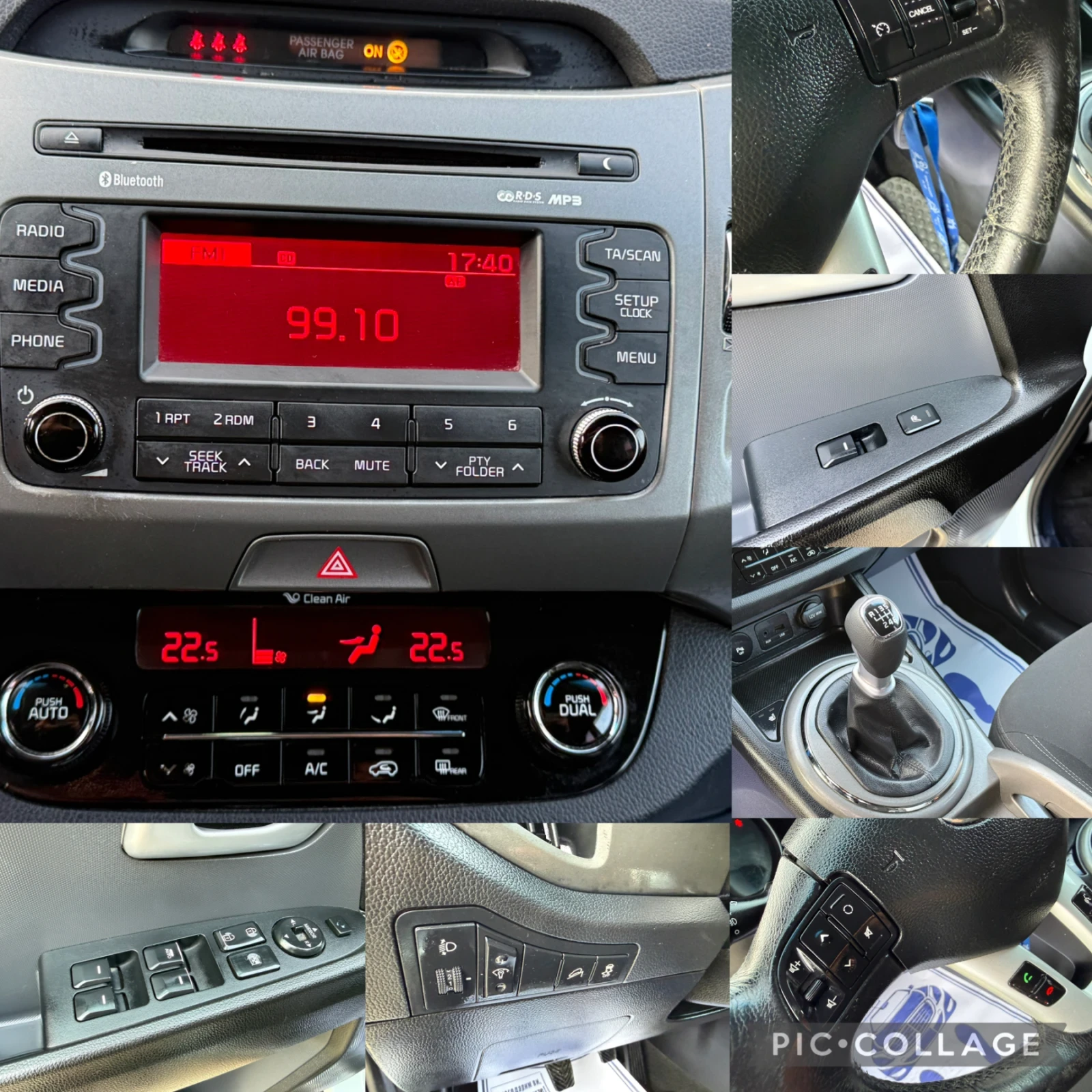 Kia Sportage 1.7CRDI Климатроник* Подгрев* Ксенон* Фейслифт, снимка 17 - Автомобили и джипове - 53759857