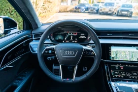 Audi A8 50/286HP/LONG/21/SLINE/TV/HUD/360/PANO/MASS/456z, снимка 9