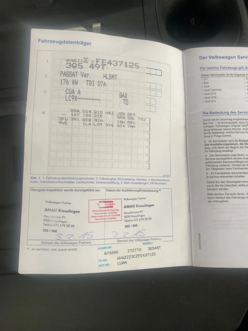 VW Passat 2.0  BITDI B8  240ps  4MOTION Highline, снимка 17 - Автомобили и джипове - 53569043