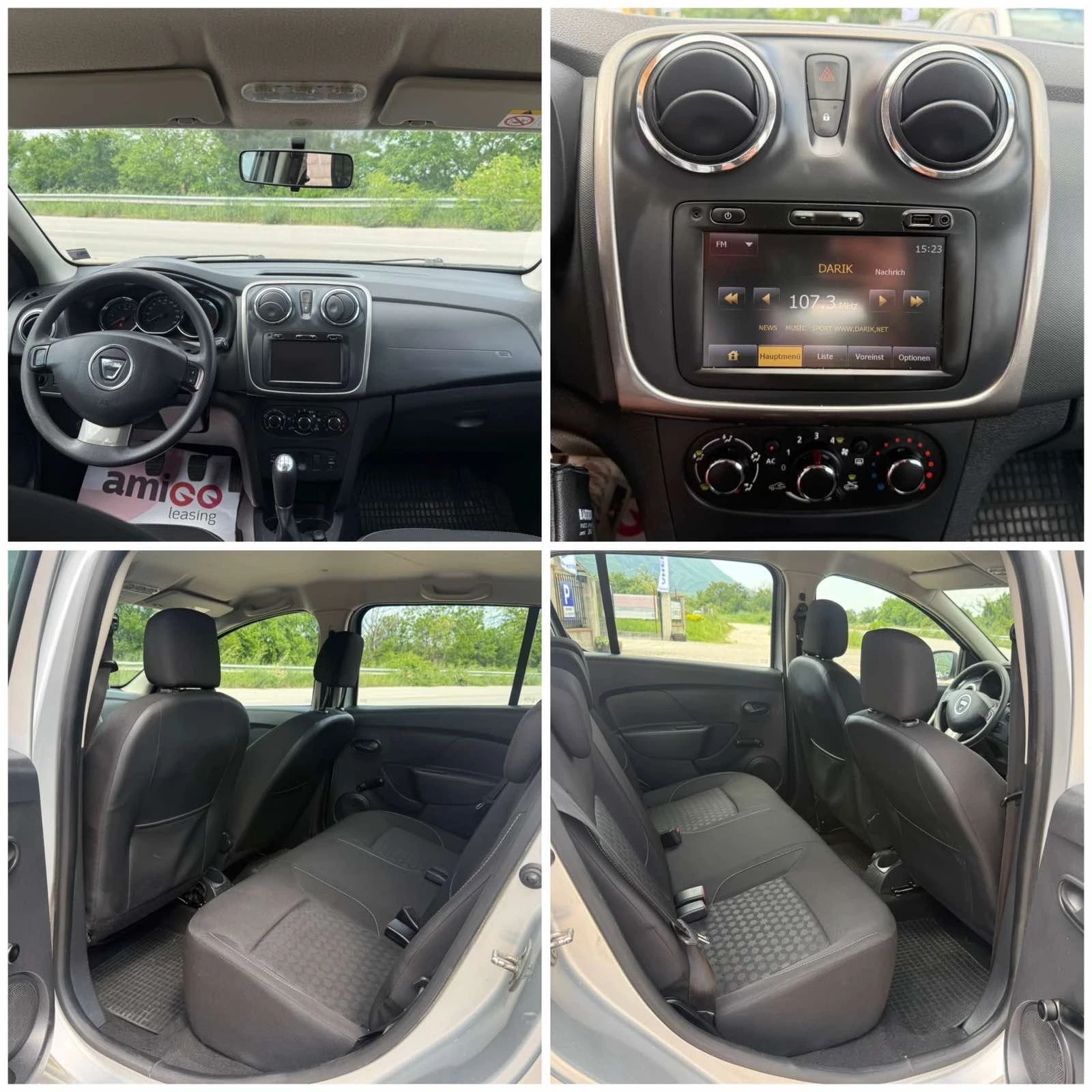 Dacia Sandero 1.5 DCI ЕВРО 5 В КАТО НОВА, снимка 11 - Автомобили и джипове - 54635081