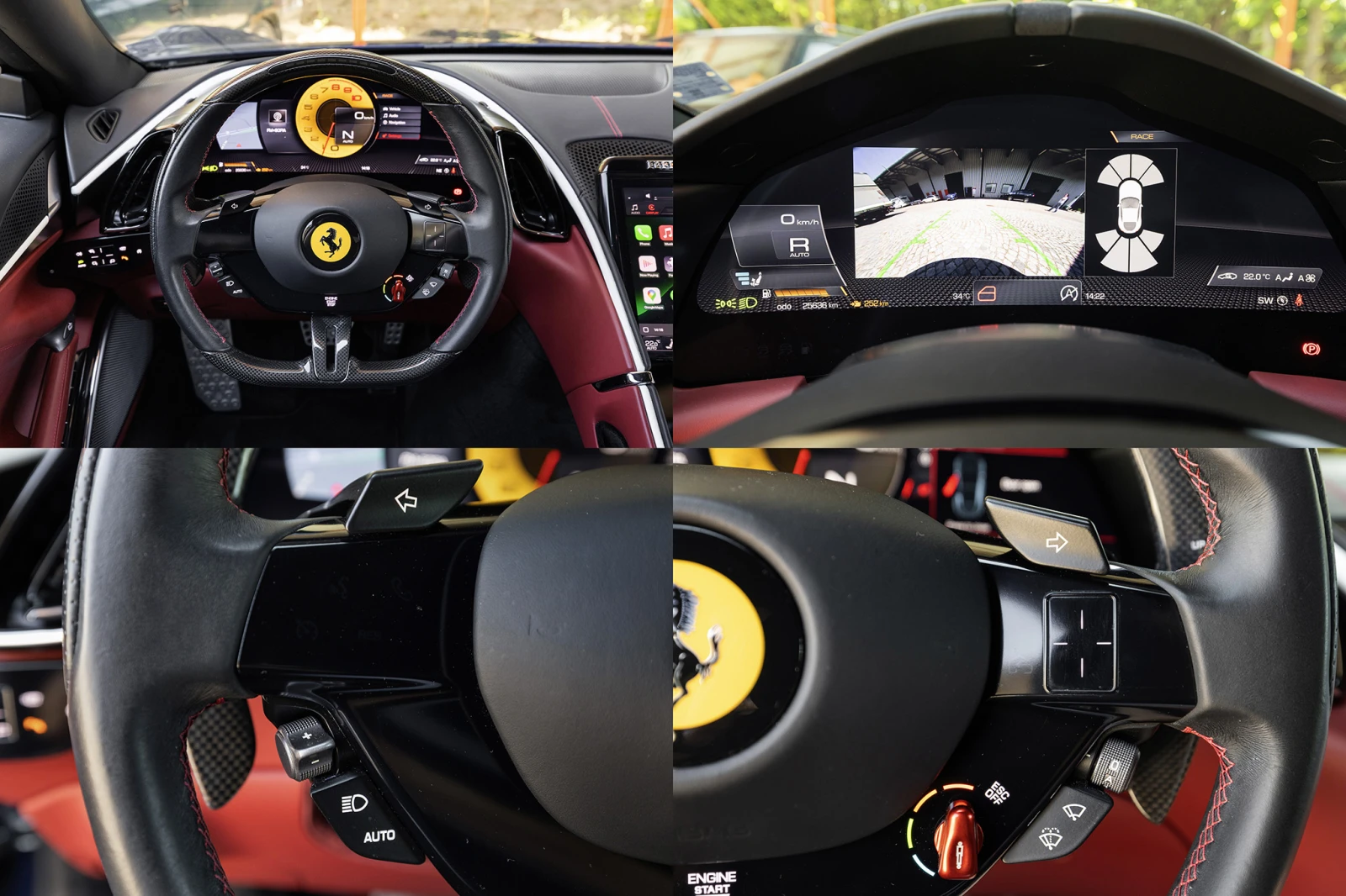 Ferrari Roma * 3.9 V8 * Гаранция * , снимка 14 - Автомобили и джипове - 54703021