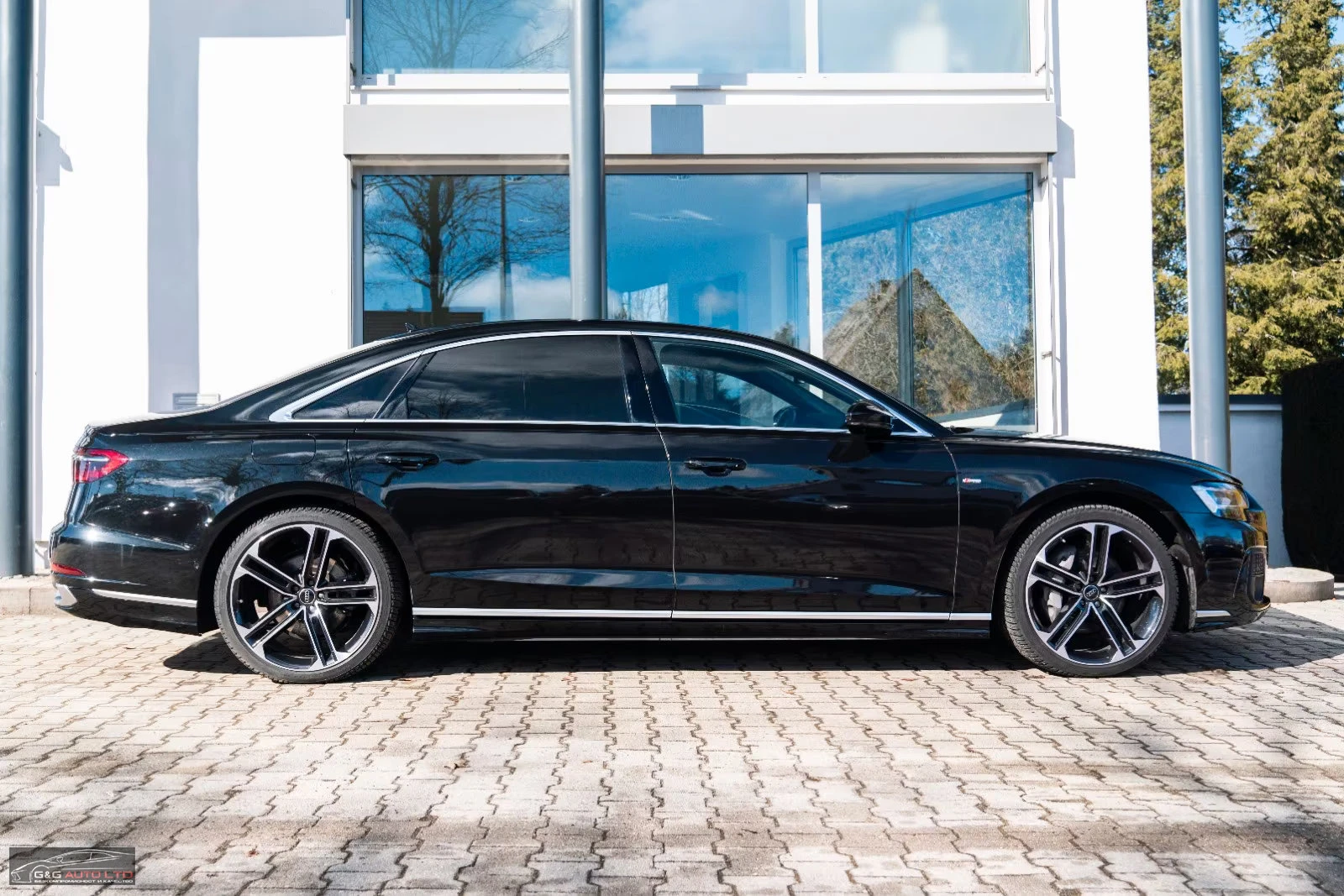 Audi A8 50/286HP/LONG/21/SLINE/TV/HUD/360/PANO/MASS/456z, снимка 6 - Автомобили и джипове - 54753206