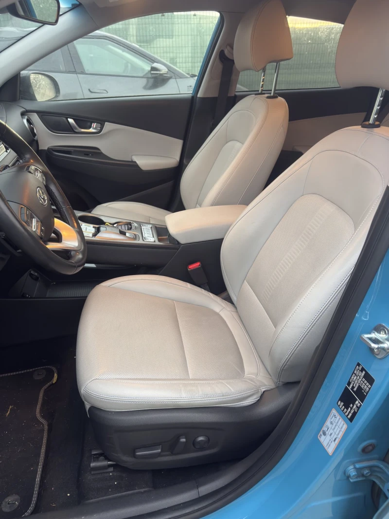 Hyundai Kona 64KWh/PRIME/ГАРАНЦИЯ SOH100% /БЯЛА КОЖА, снимка 9 - Автомобили и джипове - 52664018