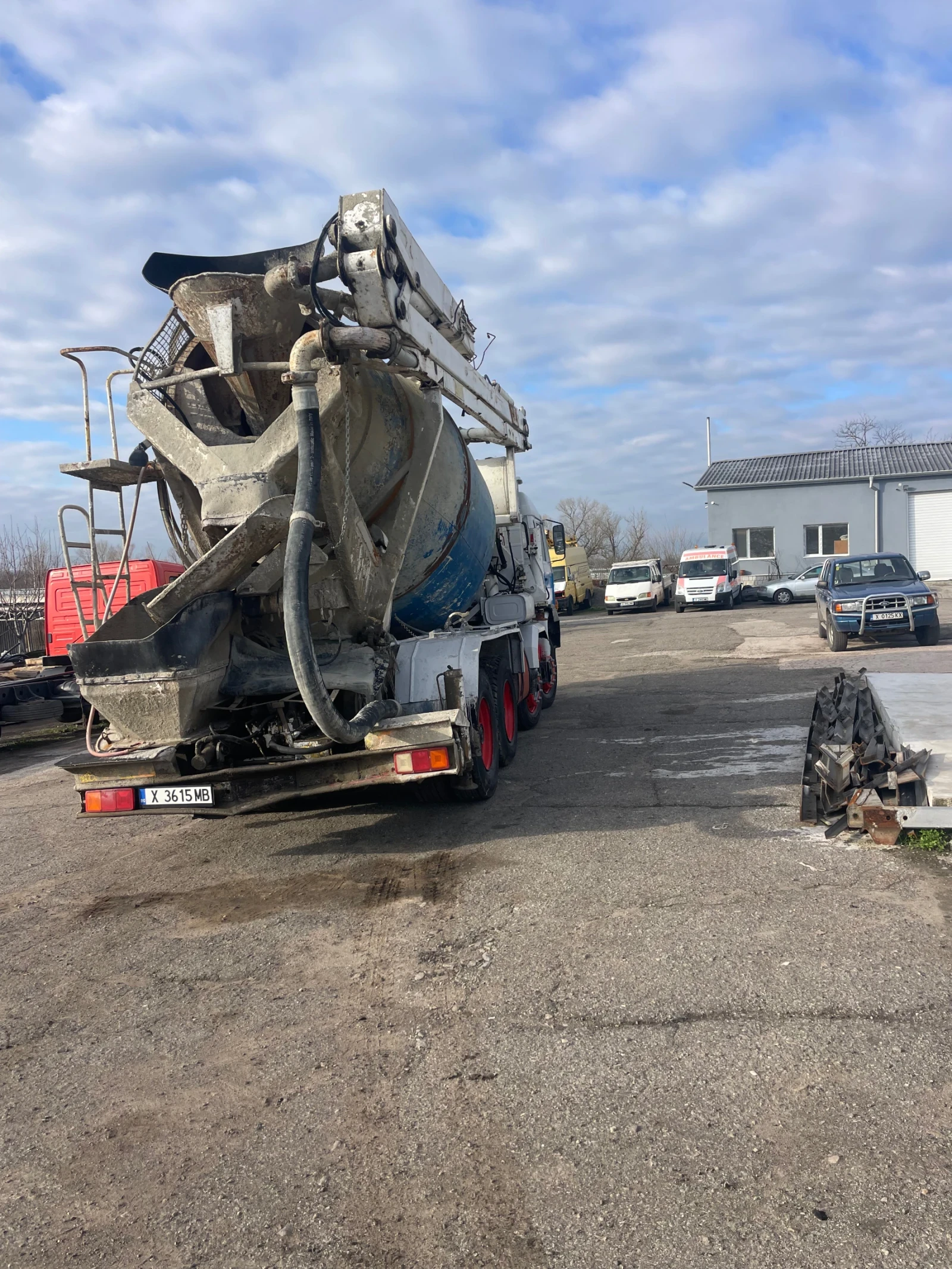 Бетон миксер Renault, снимка 7 - Индустриална техника - 53945743