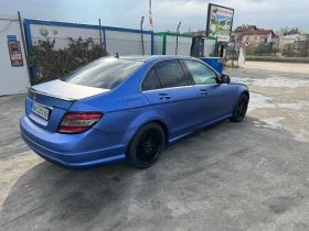 Mercedes-Benz C 220 OM646 РЪЧКА AMG СИН МАТ, снимка 4