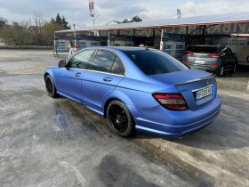 Mercedes-Benz C 220 OM646 РЪЧКА AMG СИН МАТ, снимка 3