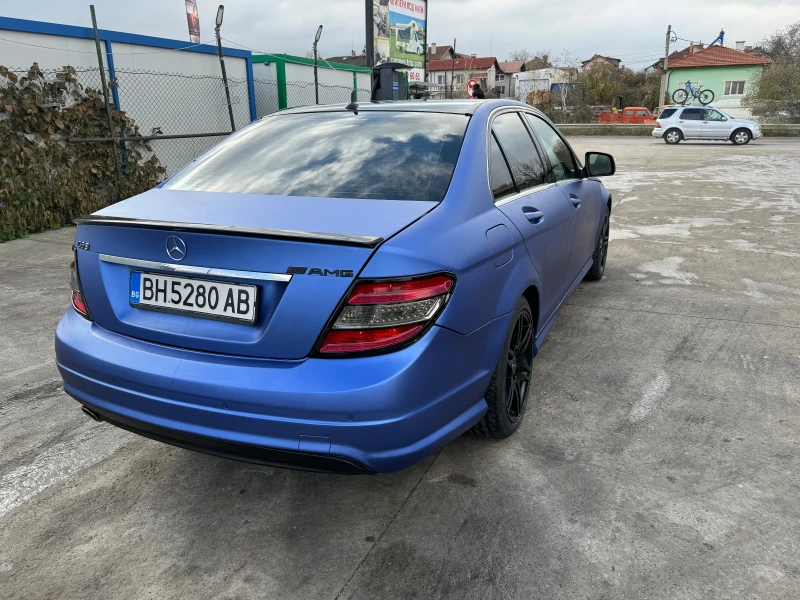 Mercedes-Benz C 220 OM646 РЪЧКА AMG СИН МАТ, снимка 6 - Автомобили и джипове - 48253351