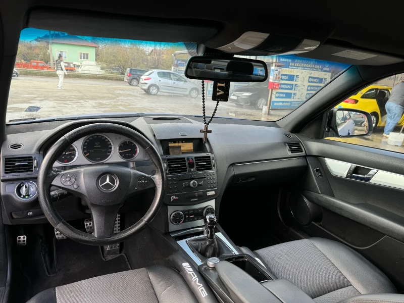 Mercedes-Benz C 220 OM646 РЪЧКА AMG СИН МАТ, снимка 10 - Автомобили и джипове - 48253351