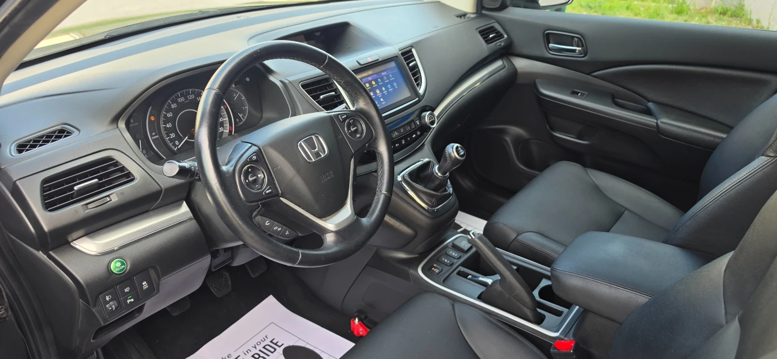 Honda Cr-v 2.0, 4x4, кожа, отличен, снимка 15 - Автомобили и джипове - 55125551