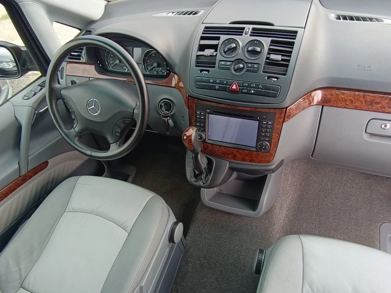 Mercedes-Benz Viano 8 МЕСТА !!! НАЙ-ДЪЛГАТА БАЗА !!! , снимка 12 - Бусове и автобуси - 47094692