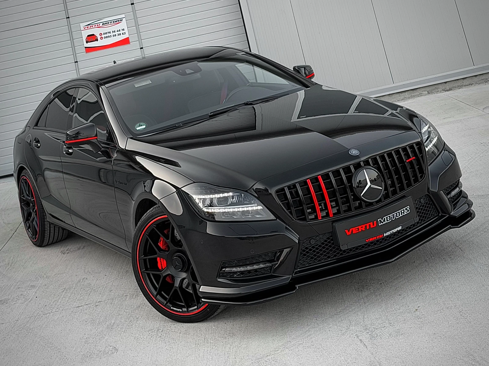 Mercedes-Benz CLS 500 4.7 V8/ 4MATIC/ 63 AMG/ 3xTV/ ALCANTARA/, снимка 4 - Автомобили и джипове - 55943682
