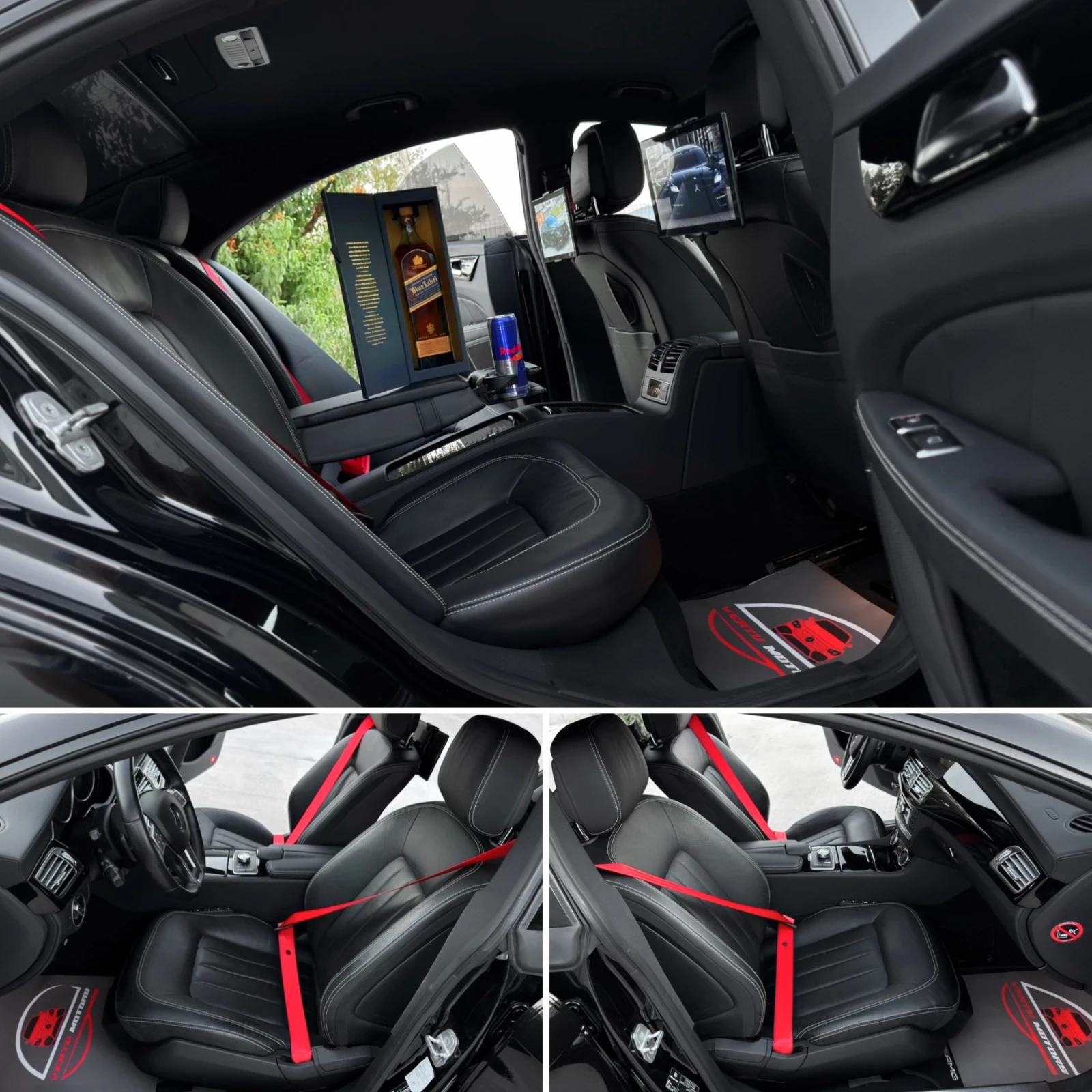 Mercedes-Benz CLS 500 4.7 V8/ 4MATIC/ 63 AMG/ 3xTV/ ALCANTARA/, снимка 8 - Автомобили и джипове - 55943682