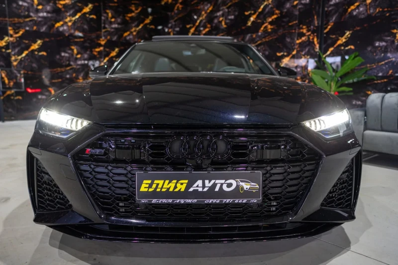 Audi Rs6 BLACK LINE FULL CARBON CERAMIC ПАНО ЛИЗИНГ 100%, снимка 3 - Автомобили и джипове - 52461436
