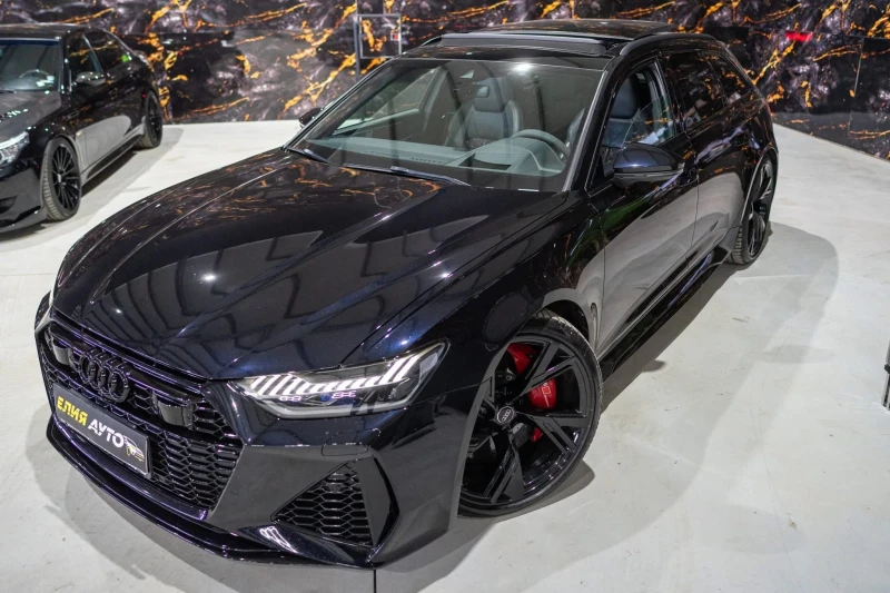 Audi Rs6 BLACK LINE FULL CARBON CERAMIC ПАНО ЛИЗИНГ 100%, снимка 2 - Автомобили и джипове - 52461436