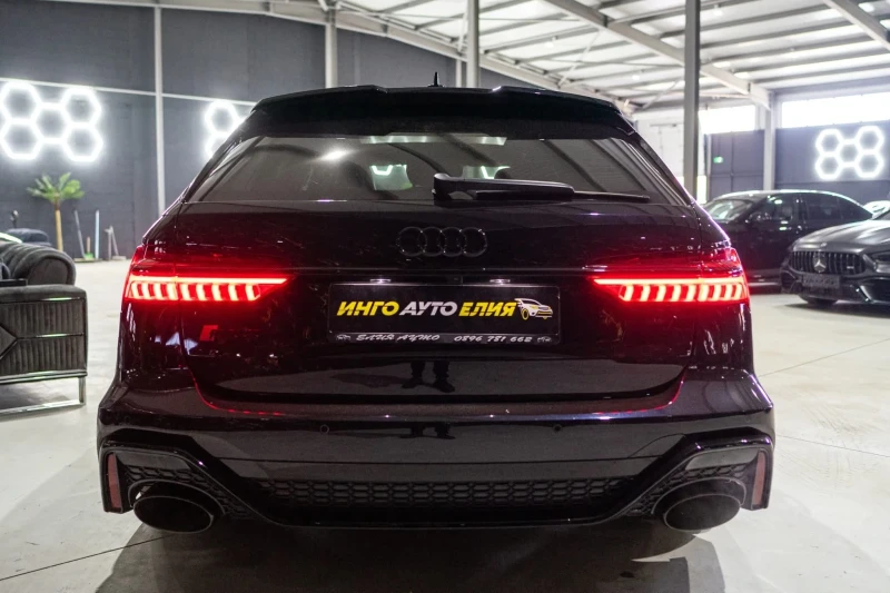 Audi Rs6 BLACK LINE FULL CARBON CERAMIC ПАНО ЛИЗИНГ 100%, снимка 8 - Автомобили и джипове - 52461436