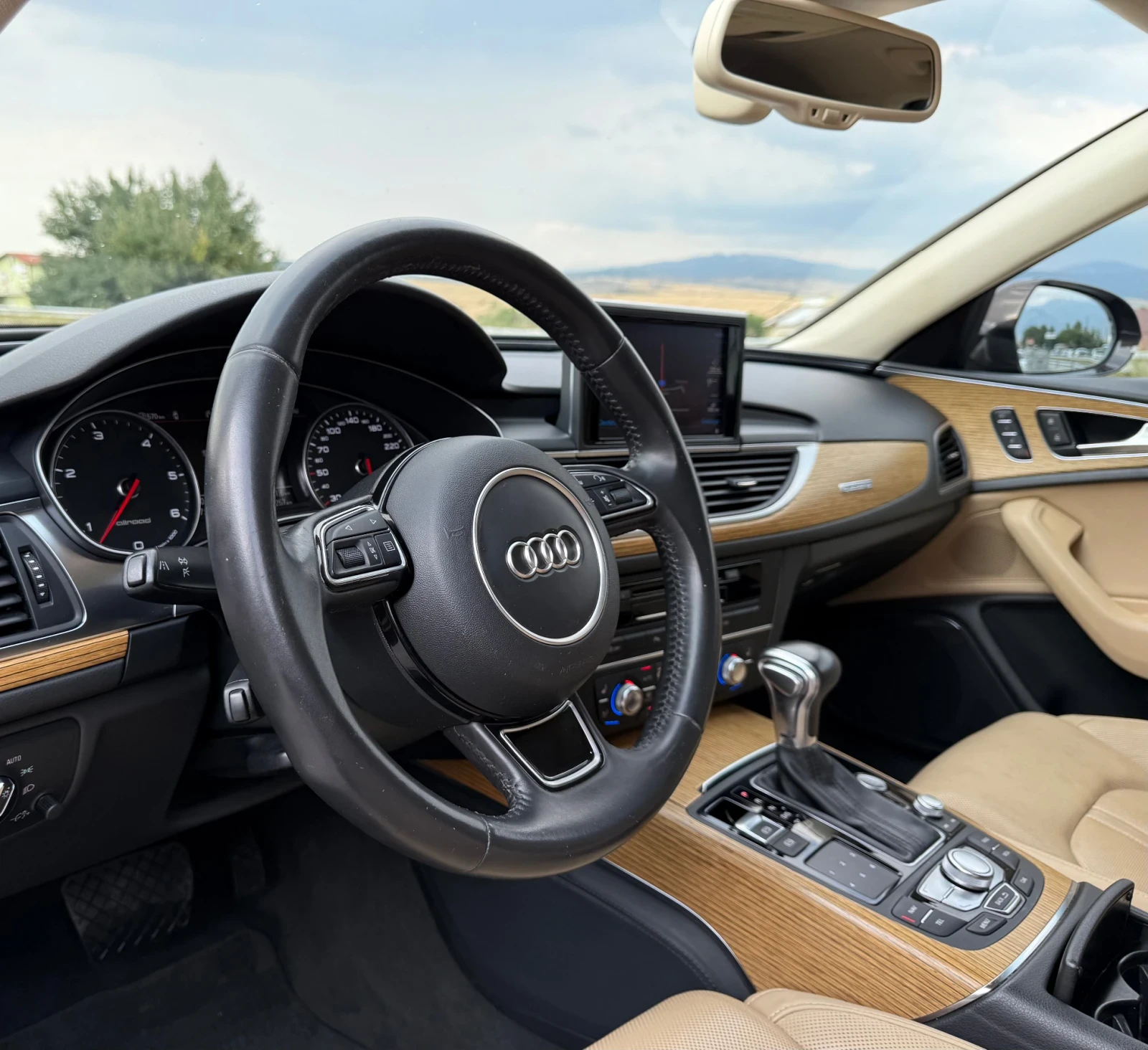 Audi A6 Allroad 3.0-BI-TDI-313 ks-FULL LED-TOP-ПОДГРЕВ+ ОБДУХВАНЕ - изображение 7