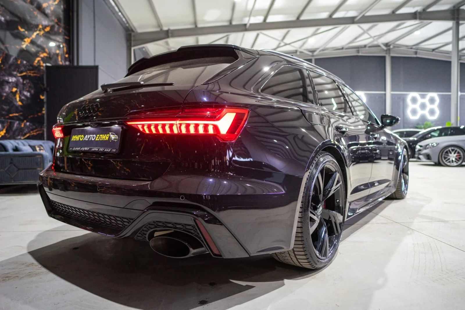 Audi Rs6 BLACK LINE FULL CARBON CERAMIC ПАНО ЛИЗИНГ 100% - изображение 9