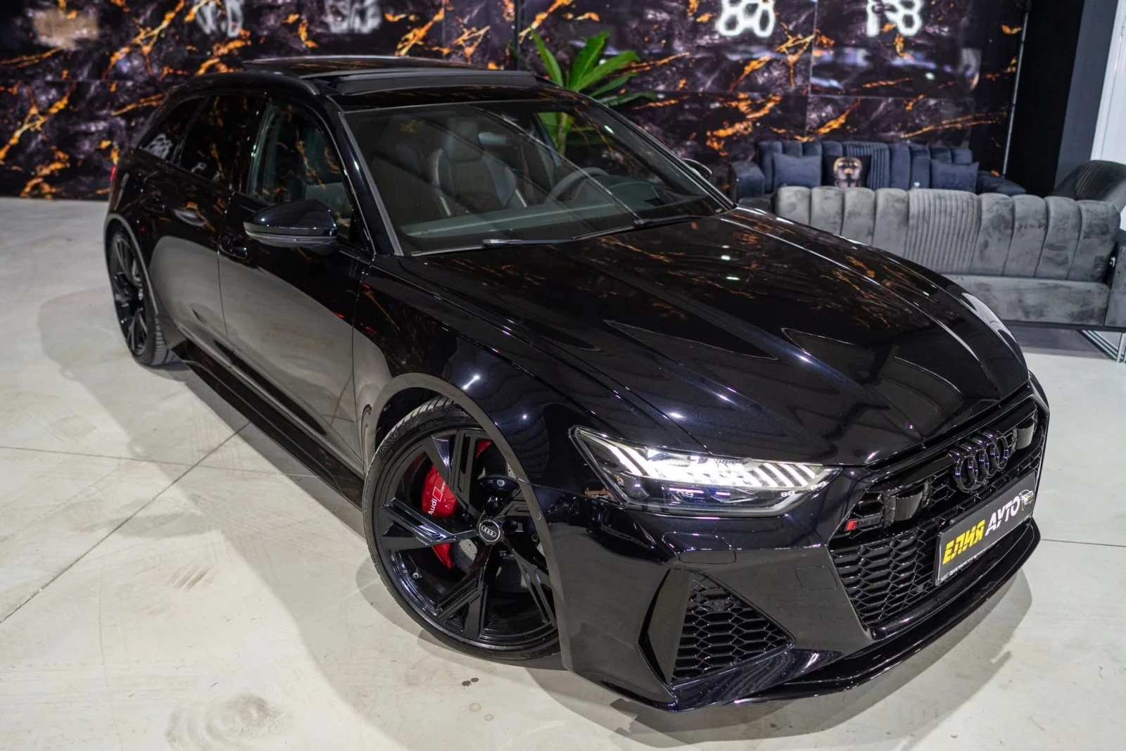 Audi Rs6 BLACK LINE FULL CARBON CERAMIC ПАНО ЛИЗИНГ 100% - изображение 5