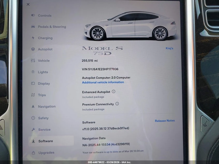 Tesla Model S 100D/60D/75D/90D/P100D, снимка 7 - Автомобили и джипове - 54403678