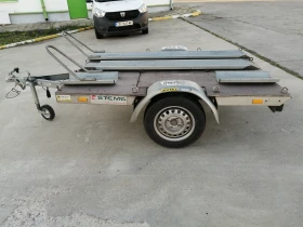 За автомобил Други Stema Germany 750kg Платформа за Мотори/ATV, снимка 3 - Ремаркета - 52999300
