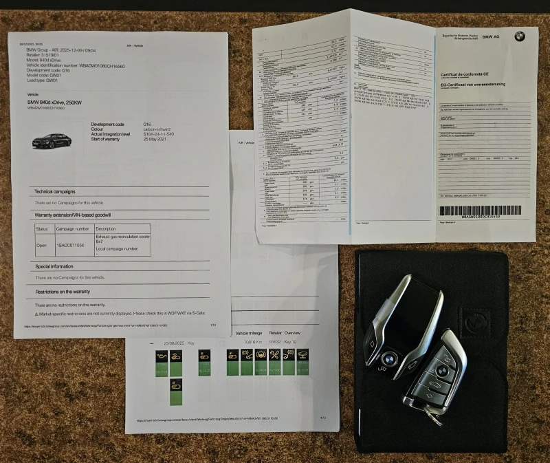 BMW 840 xDrive M-Sport Laser Carbon Core HUD , снимка 17 - Автомобили и джипове - 53223089