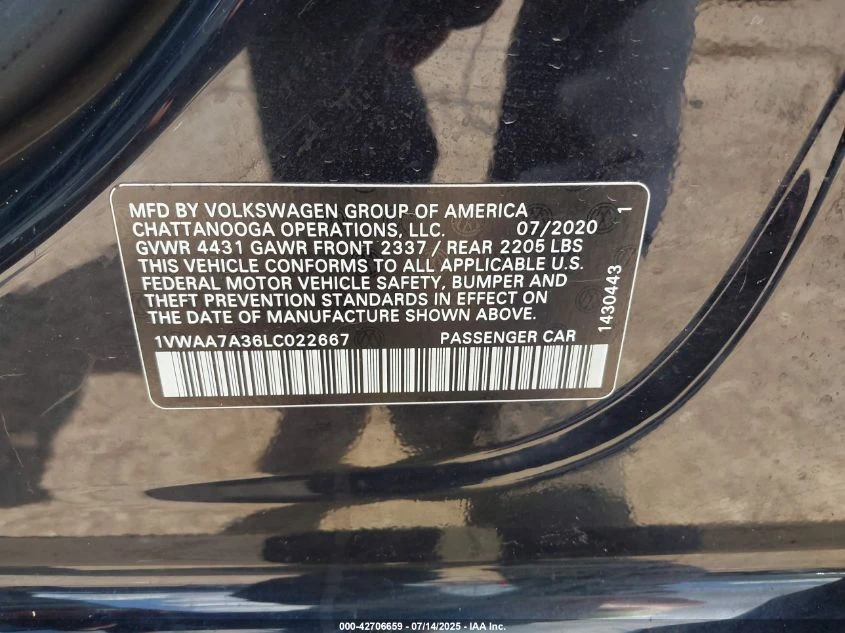 VW Passat 2.0L I-4 DI, DOHC, VVT, TURBO, 174HP Front Wheel | Mobile.bg   14