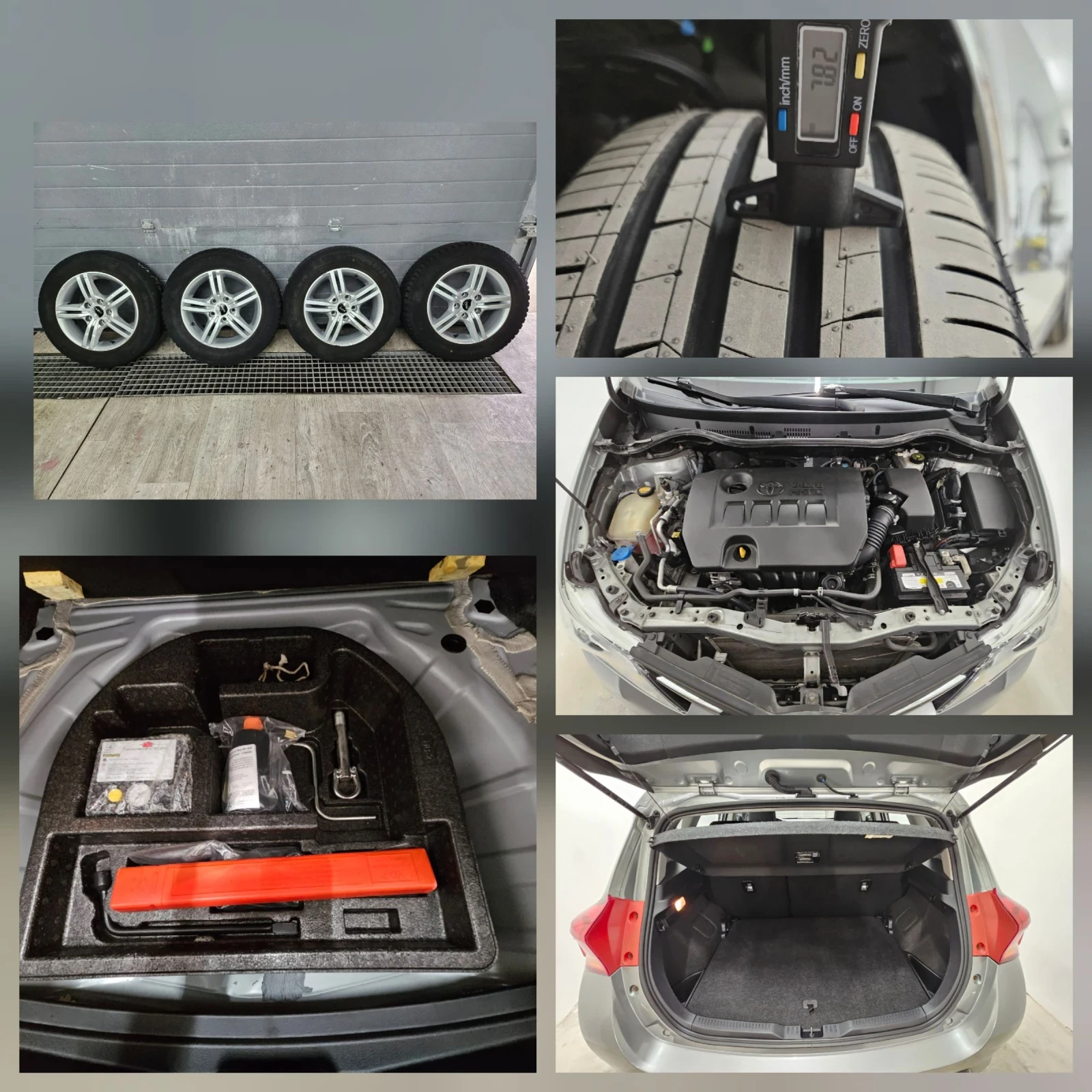 Toyota Auris 1.6 VALVEMATIC 132 PS 8уми с джанти 105477 км, снимка 17 - Автомобили и джипове - 53992809