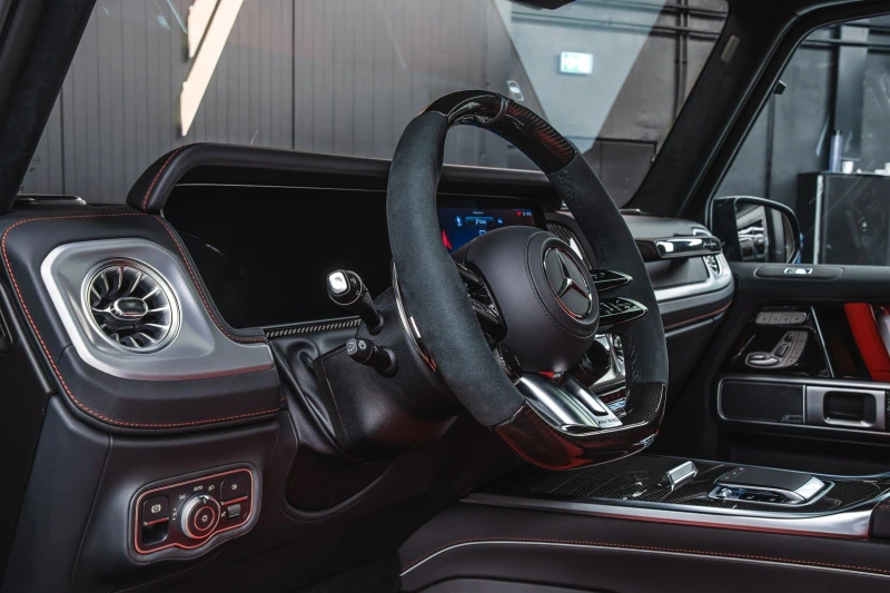 Mercedes-Benz G 63 AMG G800 BRABUS WIDESTAR/FACELIFT/CARBON/ACTIVE RIDE/, снимка 11 - Автомобили и джипове - 49713558