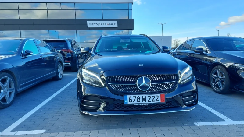 Mercedes-Benz C 200 FACELIFT, Germany, DISTR. KAMERA, AMGline 9Gtronik, снимка 1 - Автомобили и джипове - 48350322