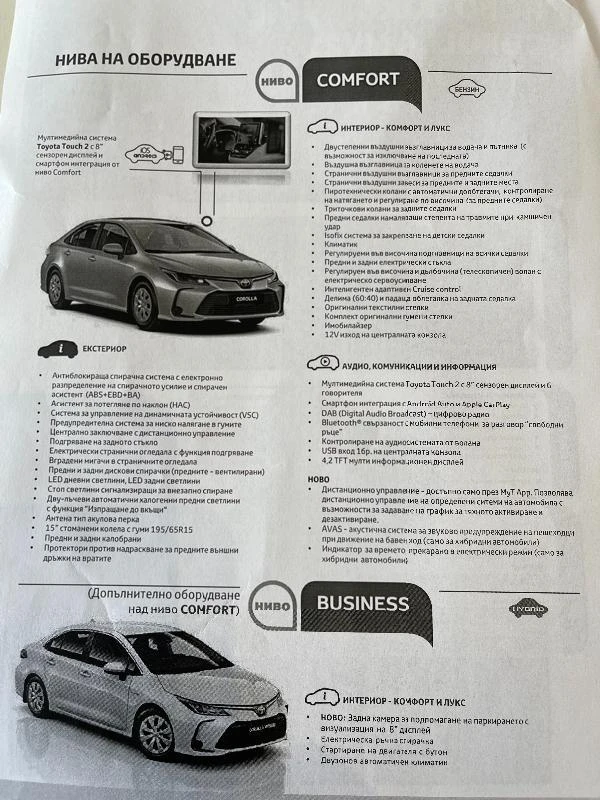 Toyota Corolla Hybrid, executive  - изображение 7