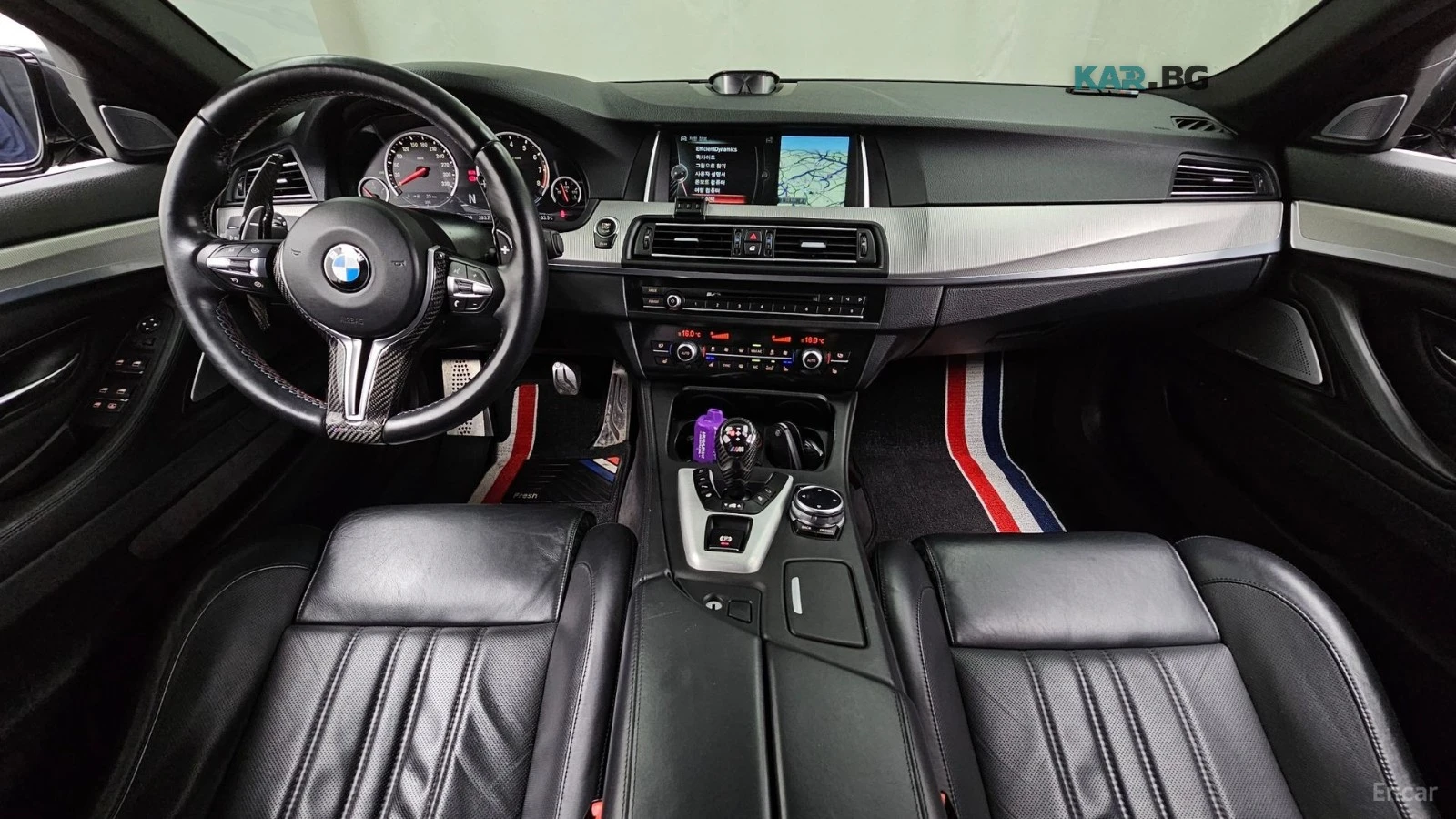 BMW M5 КОЖА* ОБДУХВ* НАВИ* ПАНО* 360* HUD, снимка 5 - Автомобили и джипове - 55730472
