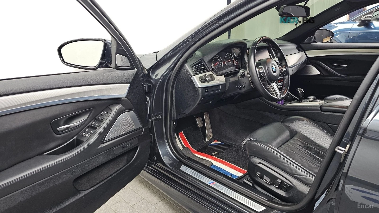 BMW M5 КОЖА* ОБДУХВ* НАВИ* ПАНО* 360* HUD, снимка 8 - Автомобили и джипове - 55730472