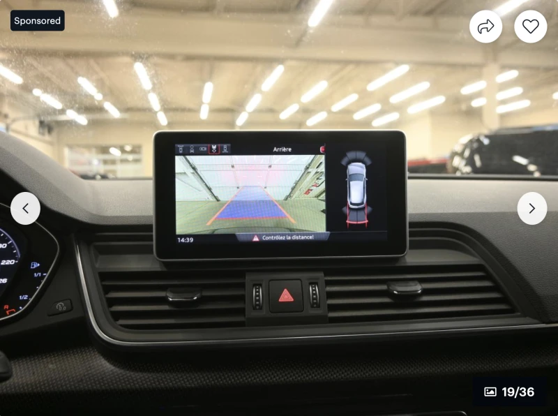 Audi SQ5 BANG* OLUFSEN* CARBON* LANE* ASSIST* 360КАМЕРА* , снимка 11 - Автомобили и джипове - 52458796