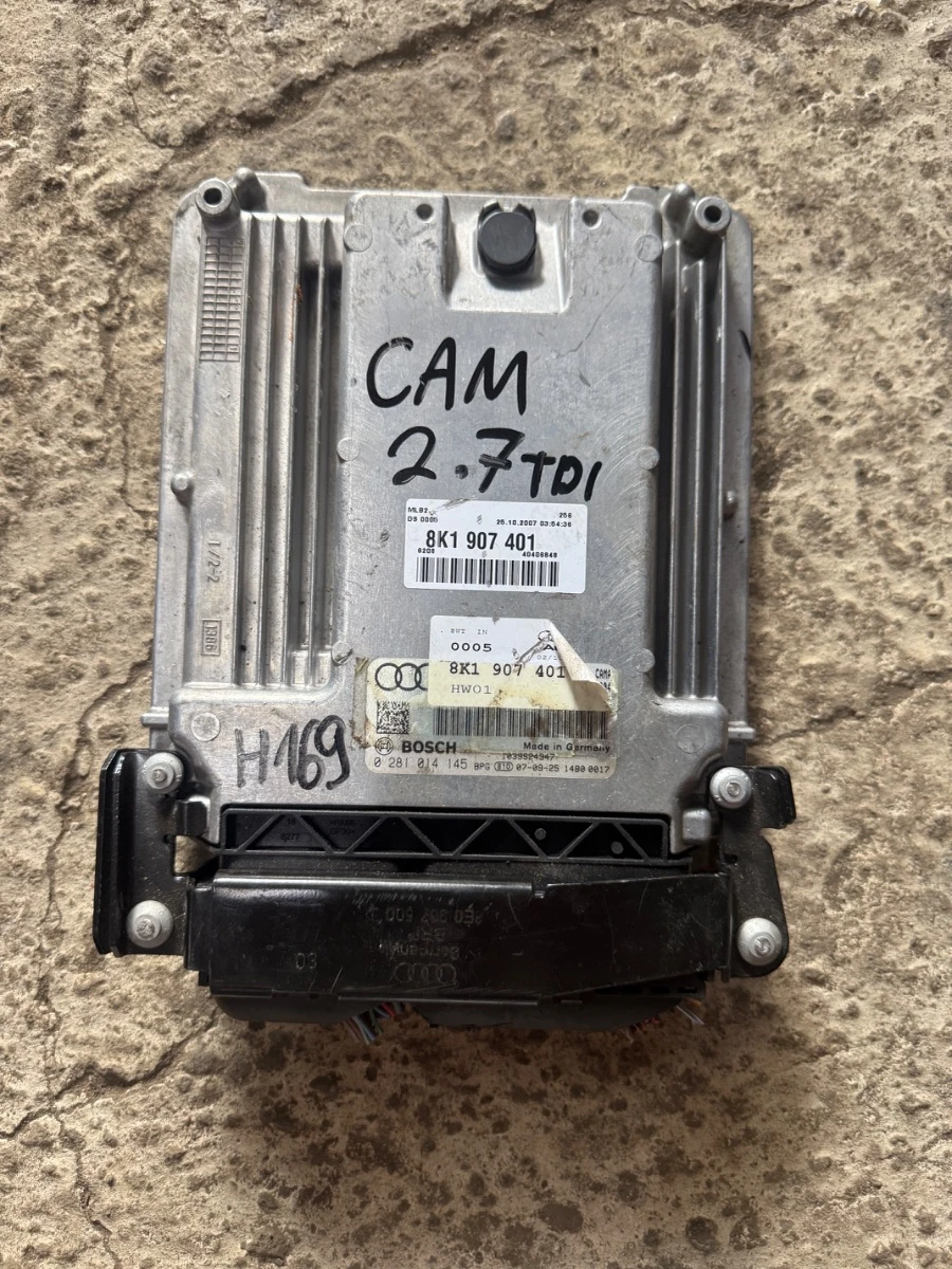 Компютър мотор двигател ECU AUDI A4 B8 8t A5 Q5 27tdi CAM 8K1907401 ном 169 8K