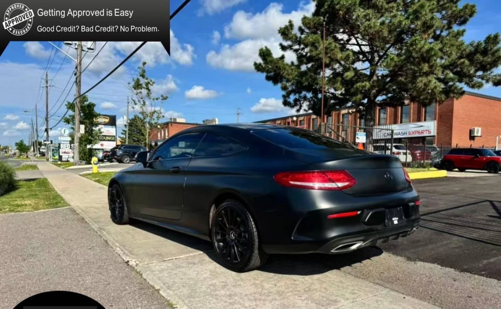 Mercedes-Benz C 300 AMG* 4Matic* Coupe* Black Matte, снимка 3 - Автомобили и джипове - 55175601