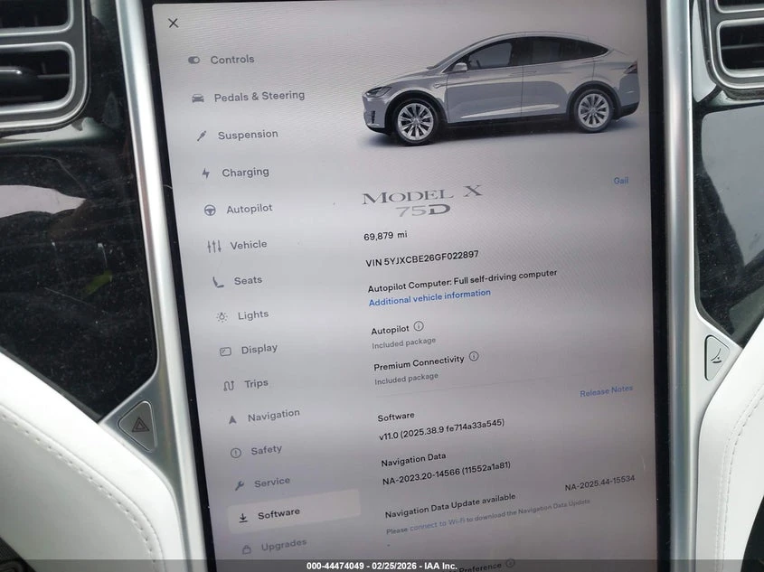 Tesla Model X ELECTRIC All Wheel Drive, снимка 7 - Автомобили и джипове - 53829138