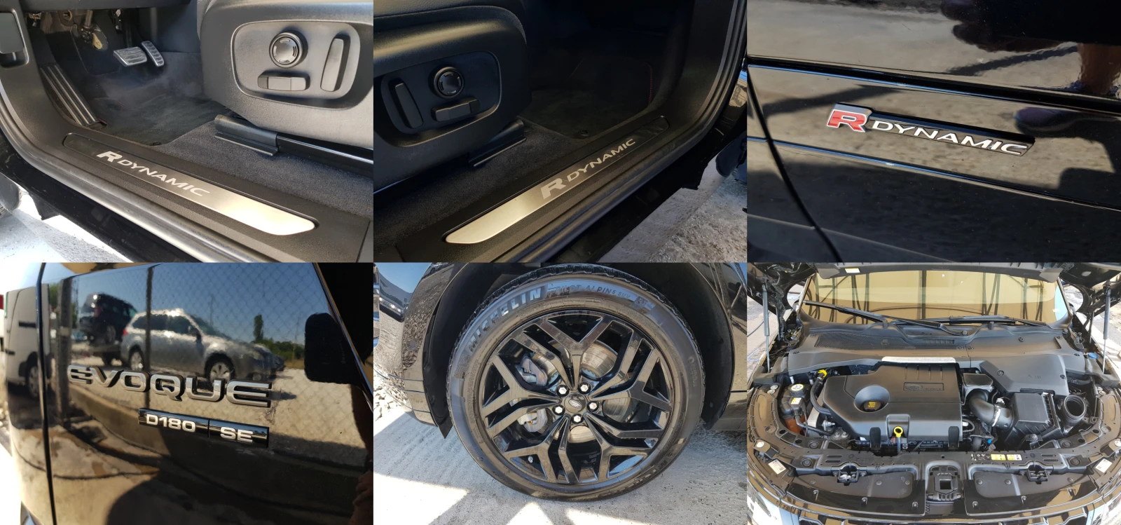 Land Rover Range Rover Evoque R-DYNAMIC BLACK EDITION/2.0D-180 EURO-6D/129 878KM, снимка 17 - Автомобили и джипове - 55199937