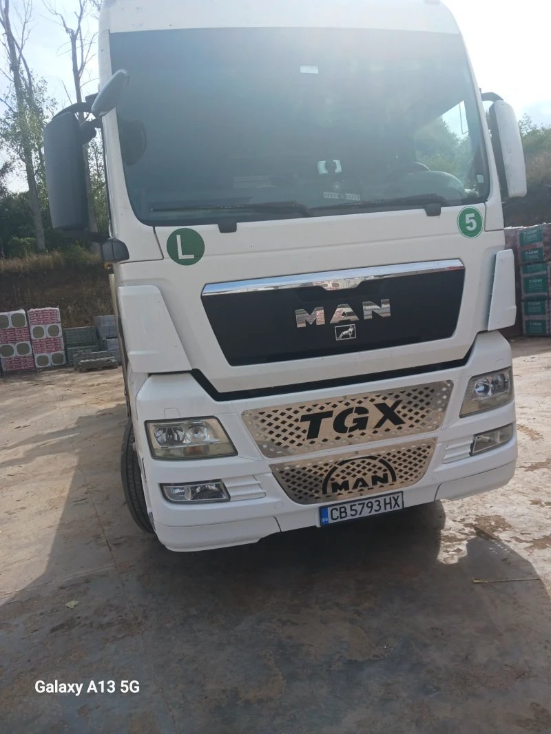 Man Tgx Бордови с кран HIAB160.
